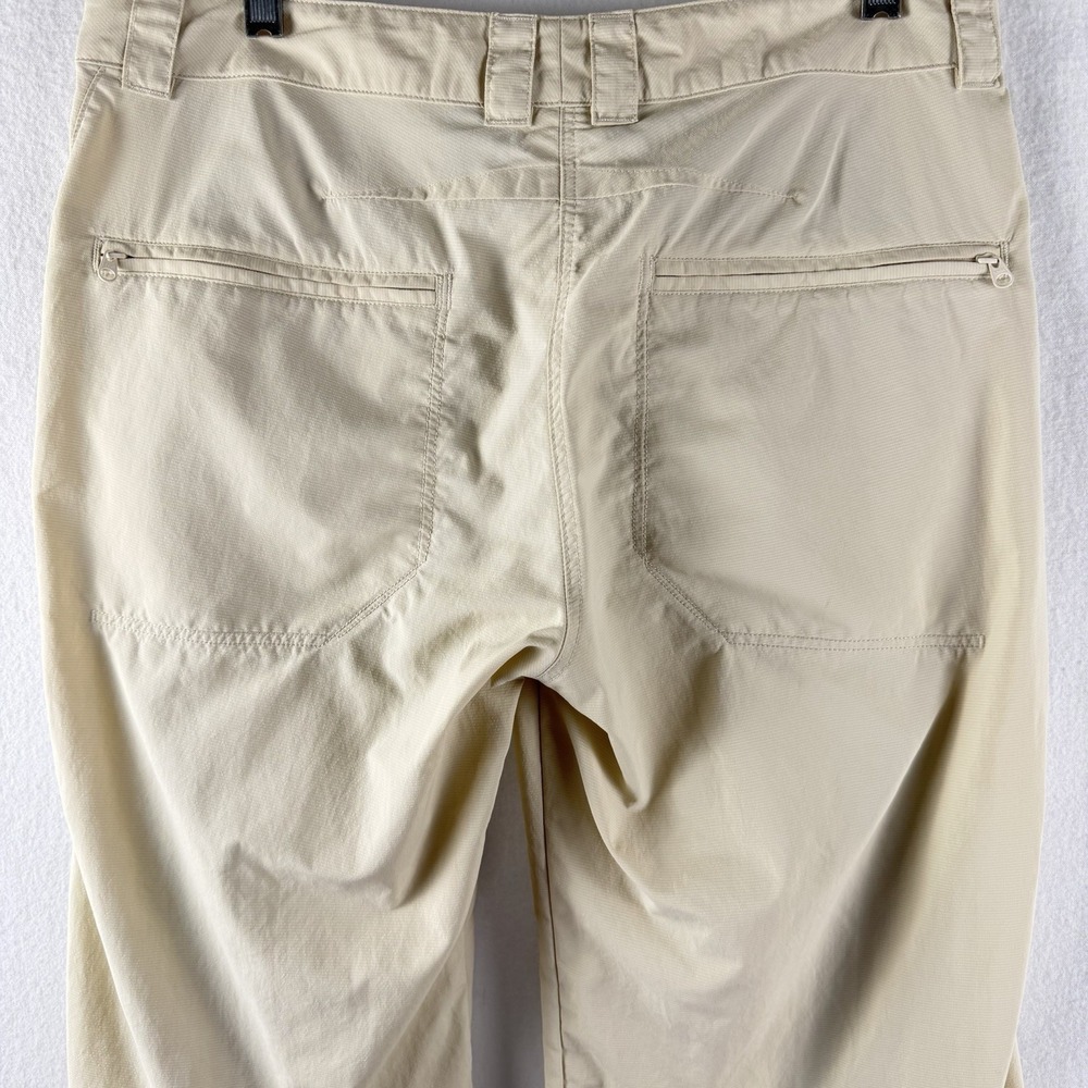Mammut Womens Pants Sz 8 Cargo Zip Ivory Gorpcore Outdoor Granola Hiking Utility - Picture 7 of 13